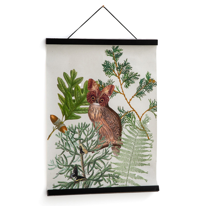 Постер Poster of Plants & Birds сова Мульти в Волгограде | Loft Concept 