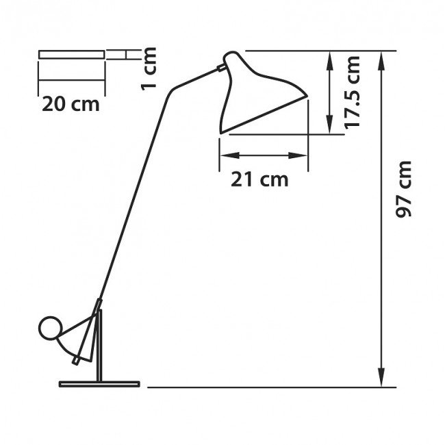 Настольная лампа Lampara Table Lamp Настольная лампа Lampara Table Lamp в Волгограде