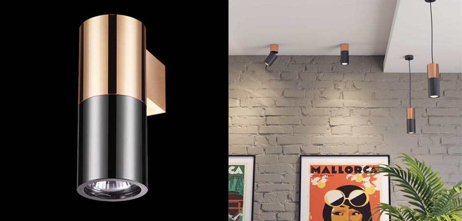 Спот Spot Illumination Sconce Black & Copper Спот Spot Illumination Sconce Black & Copper - Loft-Concept в Волгограде