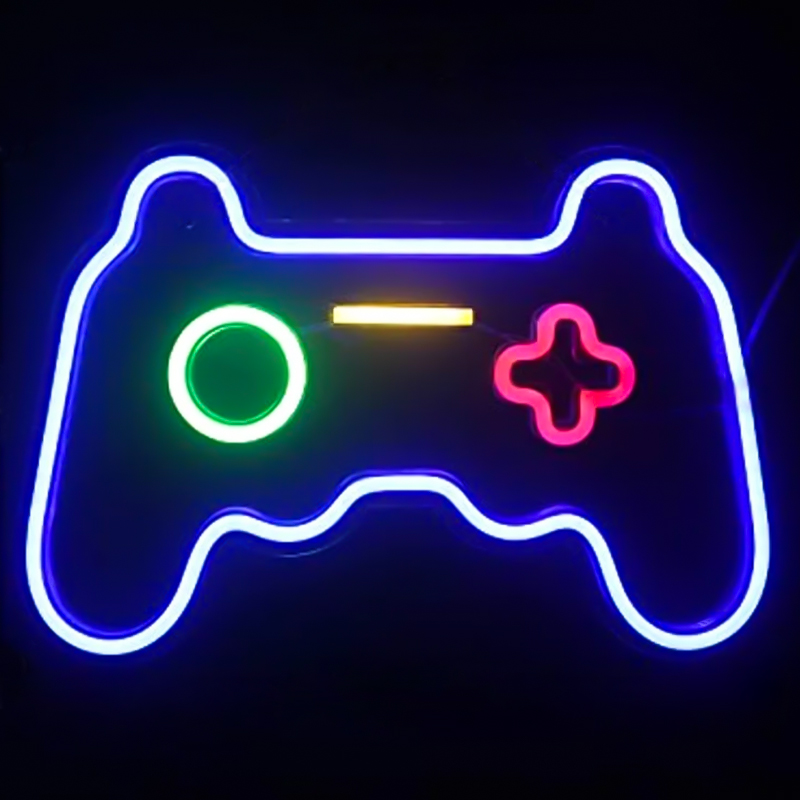 Неоновая настенная лампа Joystick Neon Wall Lamp Синий Зеленый Красный Желтый Прозрачный Неоновая настенная лампа Joystick Neon Wall Lamp Синий Зеленый Красный Желтый Прозрачный в Волгограде | Loft Concept