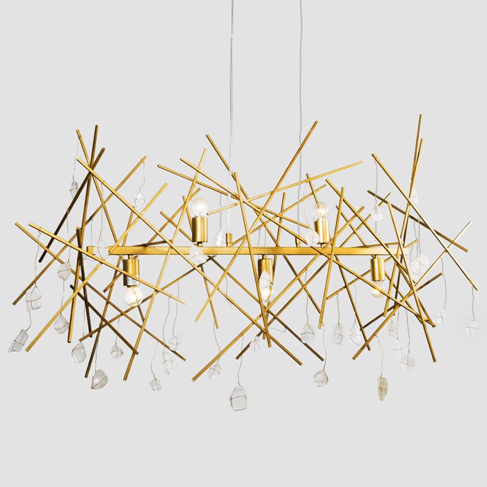 Люстра Locust Thorn and Stone CHANDELIER Бронза Прозрачное Стекло Люстра Locust Thorn and Stone CHANDELIER Бронза Прозрачное Стекло в Волгограде | Loft Concept