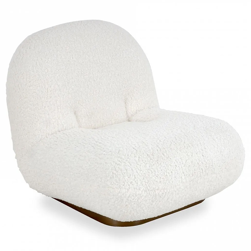 Кресло Herbie White Armchair Белый Золотой в Волгограде | Loft Concept 