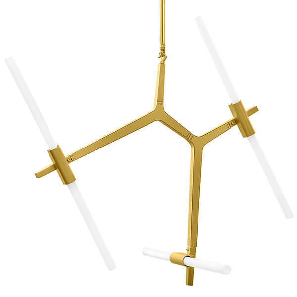 Люстра Агнес Chandelier Gold 6 Золотой Белый Люстра Агнес Chandelier Gold 6 Золотой Белый в Волгограде | Loft Concept
