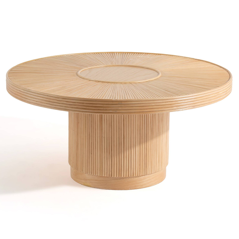 Кофейный стол Randi Wicker Coffee Table Светлый дуб Кофейный стол Randi Wicker Coffee Table Светлый дуб в Волгограде | Loft Concept
