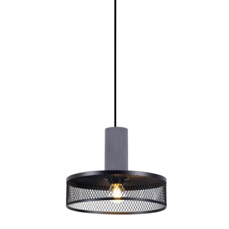 Подвесной светильник Loft Black Riveted Mesh Lighting Серый Черный матовый Подвесной светильник Loft Black Riveted Mesh Lighting Серый Черный матовый в Волгограде | Loft Concept