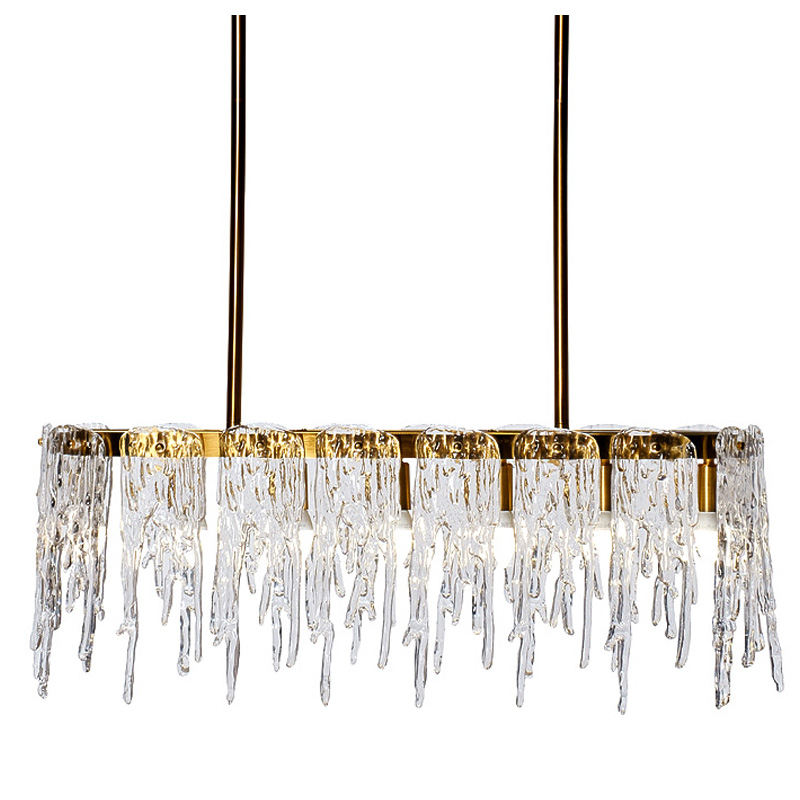 Люстра Cold Heart Line Gold Chandelier Золотой Люстра Cold Heart Line Gold Chandelier Золотой в Волгограде | Loft Concept