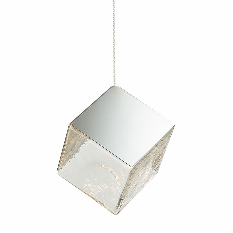 Подвесной светильник Pyrite Chrome Серебряный Прозрачный в Волгограде | Loft Concept 