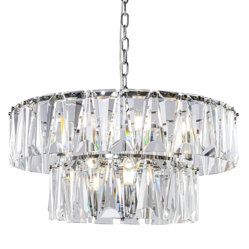 Люстра Ruby Crystal Chandelier Chrome 68 Хром Прозрачный Люстра Ruby Crystal Chandelier Chrome 68 Хром Прозрачный в Волгограде | Loft Concept
