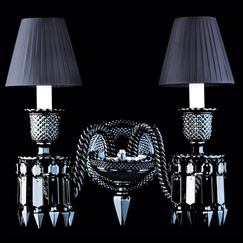 Бра BACCARAT ZENITH NOIR Wall Lamp 2 Черный Бра BACCARAT ZENITH NOIR Wall Lamp 2 Черный в Волгограде | Loft Concept