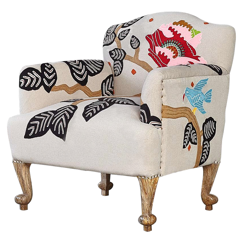 Кресло Mavis Armchair Бежевый Древесина Мульти Кресло Mavis Armchair Бежевый Древесина Мульти в Волгограде | Loft Concept