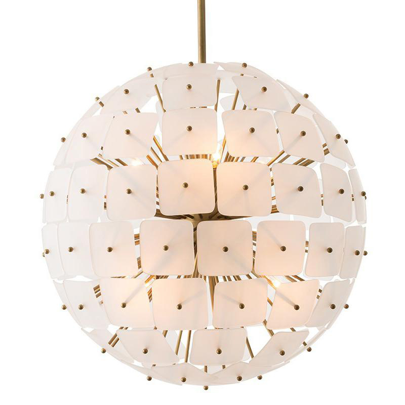 Люстра Sputnik Square Matt Chandelier Золотой Люстра Sputnik Square Matt Chandelier Золотой в Волгограде | Loft Concept