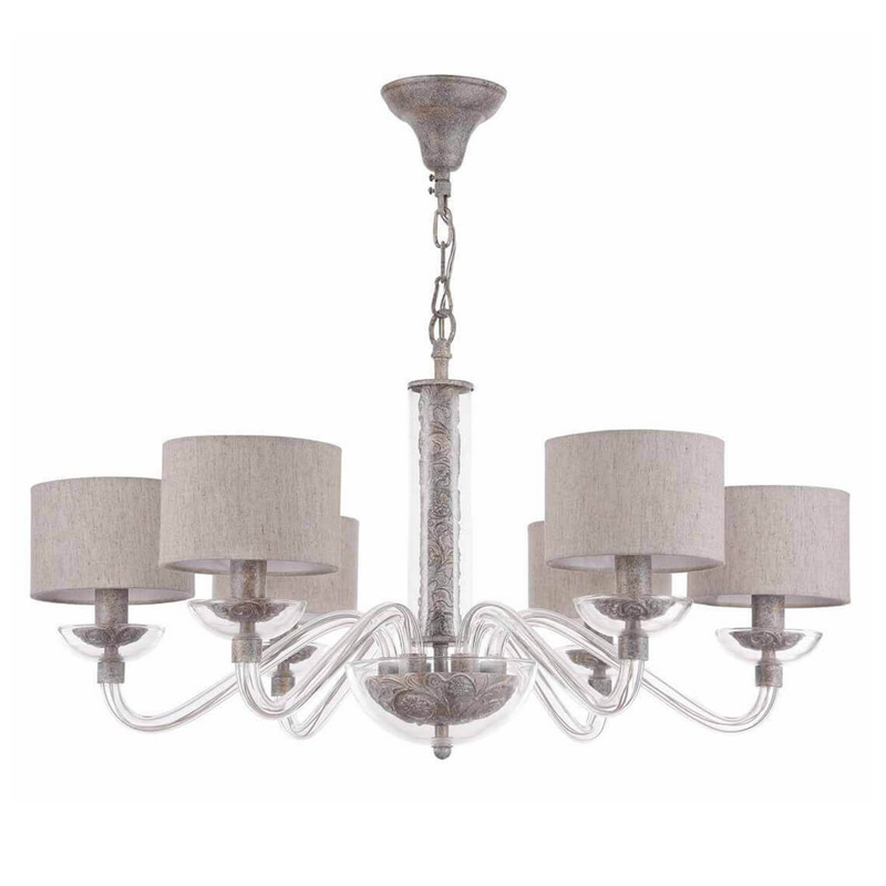 Люстра Sabella Light Chandelier 6 lamp Серый Люстра Sabella Light Chandelier 6 lamp Серый в Волгограде | Loft Concept