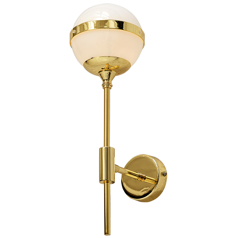Бра Peggy Futura Gold Wall Lamp Золотой Белый Бра Peggy Futura Gold Wall Lamp Золотой Белый в Волгограде | Loft Concept