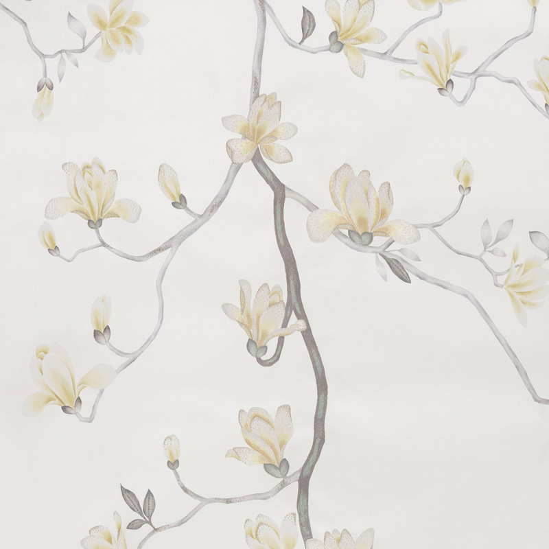 Обои Magnolia Canopy Colourway SC-288 on Natural Mica metallic silk  в Волгограде | Loft Concept 