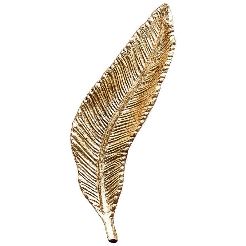 Аксессуар Gold Oblong Leaf Золотой Аксессуар Gold Oblong Leaf Золотой в Волгограде | Loft Concept