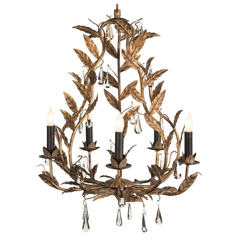 Люстра Onorada Chandelier antique gold Золотой Люстра Onorada Chandelier antique gold Золотой в Волгограде | Loft Concept