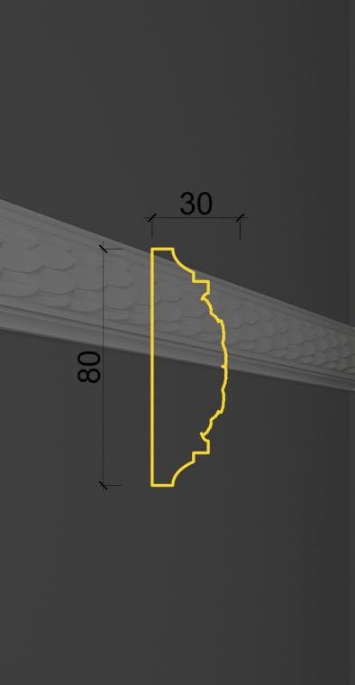 Молдинг с орнаментом MO-09 в Волгограде