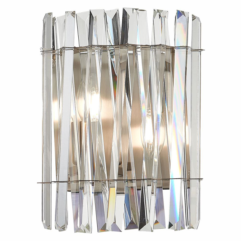 Бра Kaeden Glass Wall Lamp Прозрачный Никель Бра Kaeden Glass Wall Lamp Прозрачный Никель в Волгограде | Loft Concept