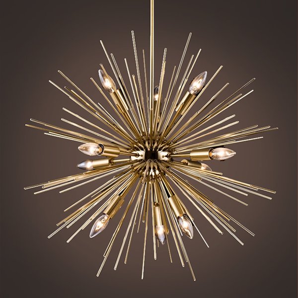 Люстра Astra Chandelier Sputnik Gold 60 Золотой Люстра Astra Chandelier Sputnik Gold 60 Золотой в Волгограде | Loft Concept