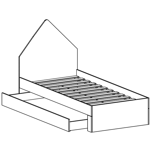 Кровать в детскую Tiny Town Bed Кровать в детскую Tiny Town Bed в Волгограде
