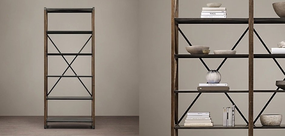 Стеллаж Visteria Double Стеллаж Visteria Double - Loft-Concept в Волгограде