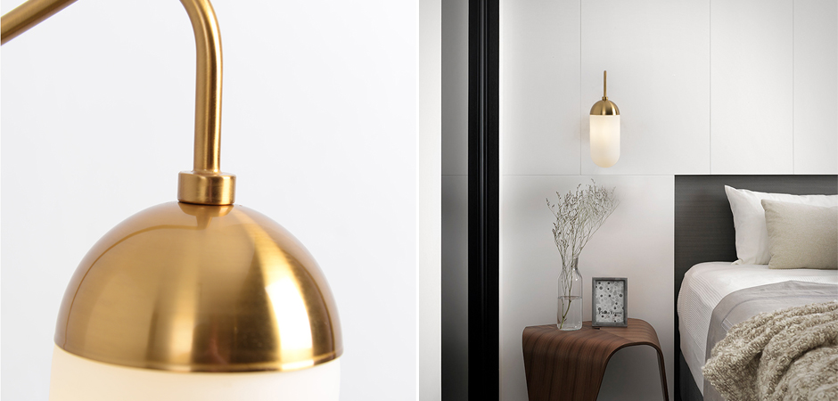 Бра Pelle Sconce short Gooseneck Clear Shade Бра Pelle Sconce short Gooseneck Clear Shade - Loft-Concept в Волгограде
