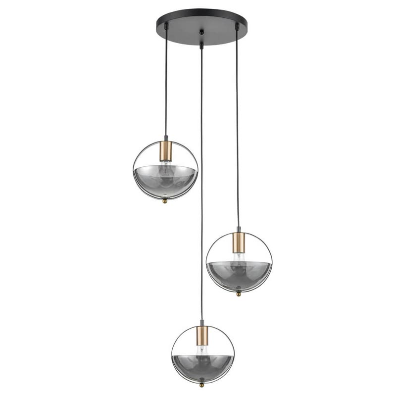 Люстра Gervais Chandelier smoky Дымчатый (Smoke) Черный Люстра Gervais Chandelier smoky Дымчатый (Smoke) Черный в Волгограде | Loft Concept