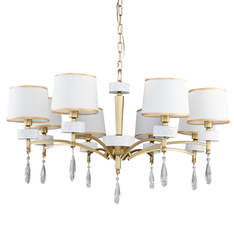 Люстра Dayodore Chandelier 86 Золотой Белый Прозрачный Люстра Dayodore Chandelier 86 Золотой Белый Прозрачный в Волгограде | Loft Concept