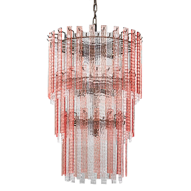 Люстра Victoire Chandeliers Хром Прозрачный Малиновый (Crimson) Люстра Victoire Chandeliers Хром Прозрачный Малиновый (Crimson) в Волгограде | Loft Concept