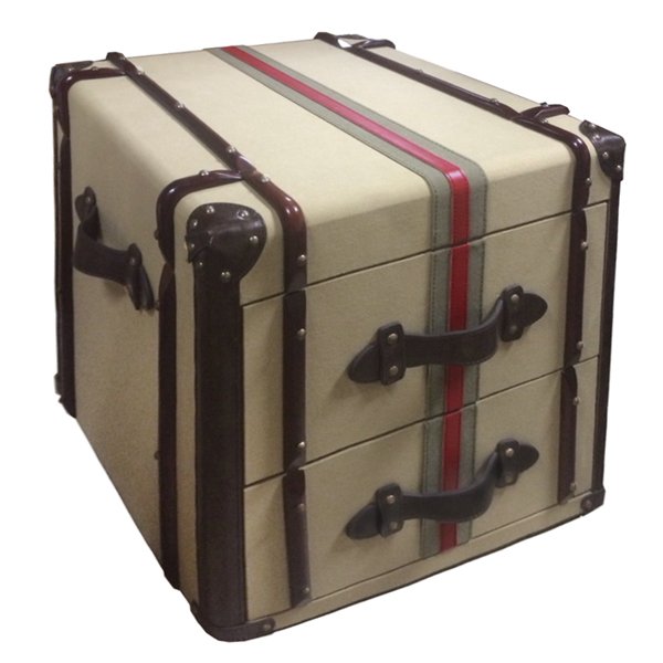 Сундук Richards Red line Canvas Medium trunk Сундук Richards Red line Canvas Medium trunk в Волгограде | Loft Concept