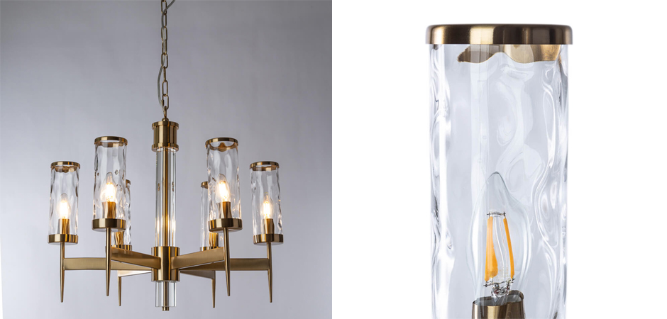 Люстра Brass Wheel Small в Американском стиле Люстра Brass Wheel Small в Американском стиле - Loft-Concept в Волгограде
