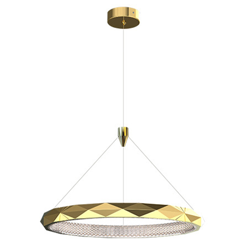 Люстра Horizontal Ring Gold Chandelier Золотой Люстра Horizontal Ring Gold Chandelier Золотой в Волгограде | Loft Concept