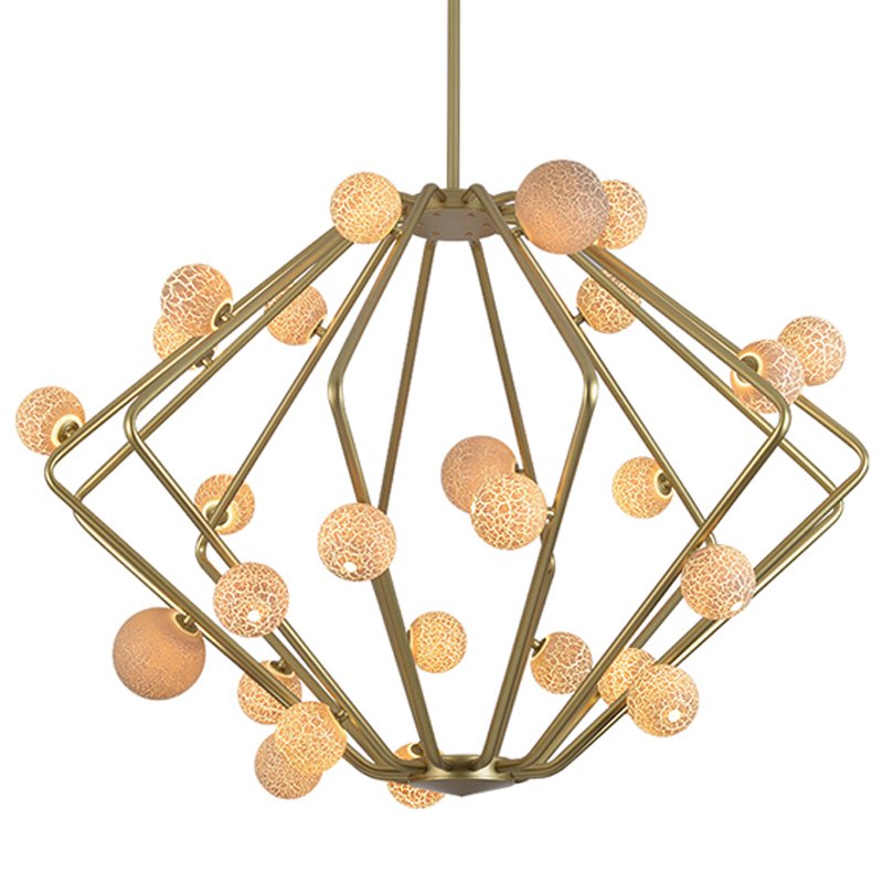 Люстра Cherry Bomb Cage Chandelier CB.29.01 Латунь Бежевый Люстра Cherry Bomb Cage Chandelier CB.29.01 Латунь Бежевый в Волгограде | Loft Concept