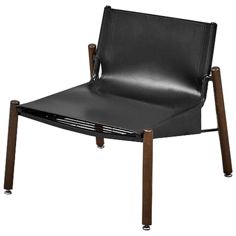 Кресло Adriano Chair Черный Коричневый Кресло Adriano Chair Черный Коричневый в Волгограде | Loft Concept