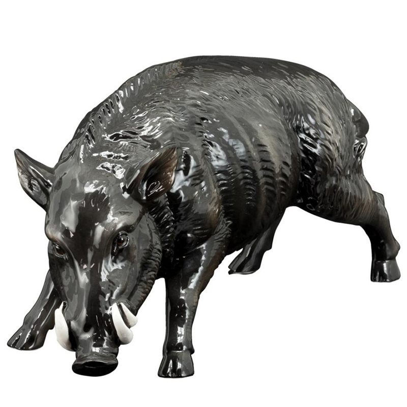Статуэтка Abhika Boar Dark Grey Темно-серый Статуэтка Abhika Boar Dark Grey Темно-серый в Волгограде | Loft Concept