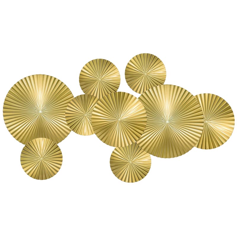 Арт-объект Apollo Gold Wall Plaque Disc 9 Золотой Арт-объект Apollo Gold Wall Plaque Disc 9 Золотой в Волгограде | Loft Concept