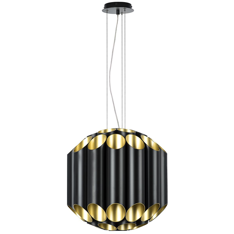 Люстра Garbi Black Pipe Organ Chandelier 44 Черный Золотой Люстра Garbi Black Pipe Organ Chandelier 44 Черный Золотой в Волгограде | Loft Concept