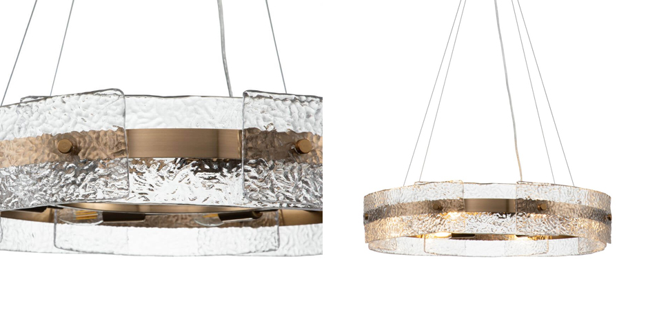 Люстра Elanza с  Рельефным Стеклом   - Loft-Concept в Волгограде