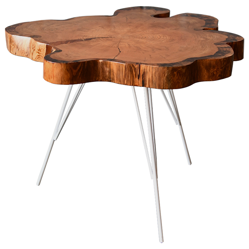 Кофейный стол Korben Industrial Metal Rust Coffee Table Древесина Белый Кофейный стол Korben Industrial Metal Rust Coffee Table Древесина Белый в Волгограде | Loft Concept