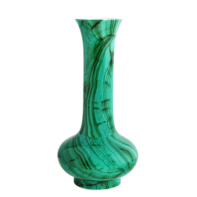 Ваза Malachite Vase vanessa Малахит Ваза Malachite Vase vanessa Малахит в Волгограде | Loft Concept