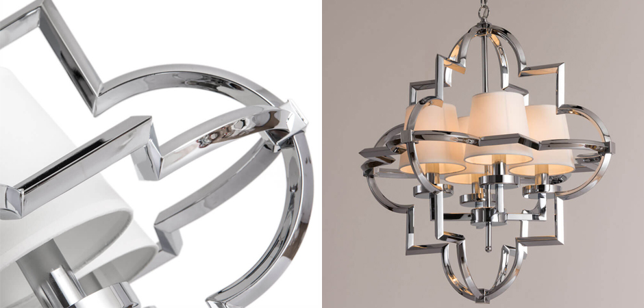 Люстра Lantern Rhombus Chromium Люстра Lantern Rhombus Chromium - Loft-Concept в Волгограде