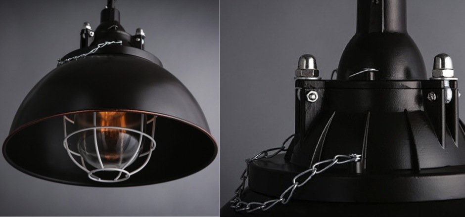 Светильник Loft Industrial Metal Cage Вreamboat Светильник Loft Industrial Metal Cage Вreamboat - Loft-Concept в Волгограде