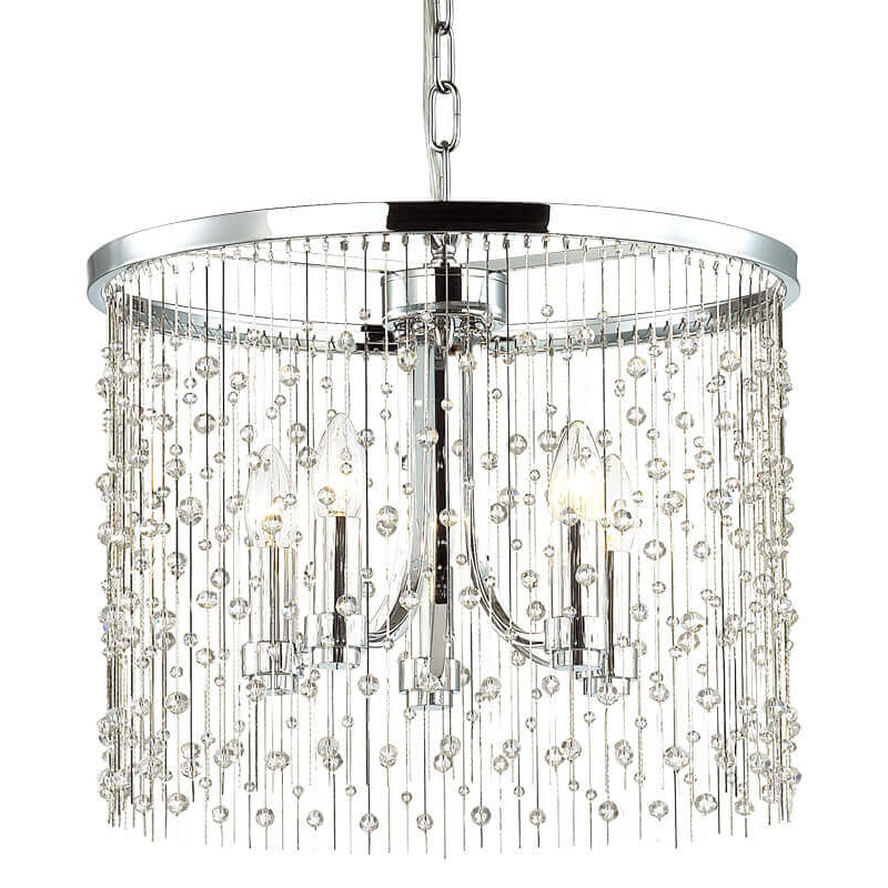 Люстра Hailstorm Rain Chandelier chrome Прозрачный (Transparent) Хром Люстра Hailstorm Rain Chandelier chrome Прозрачный (Transparent) Хром в Волгограде | Loft Concept