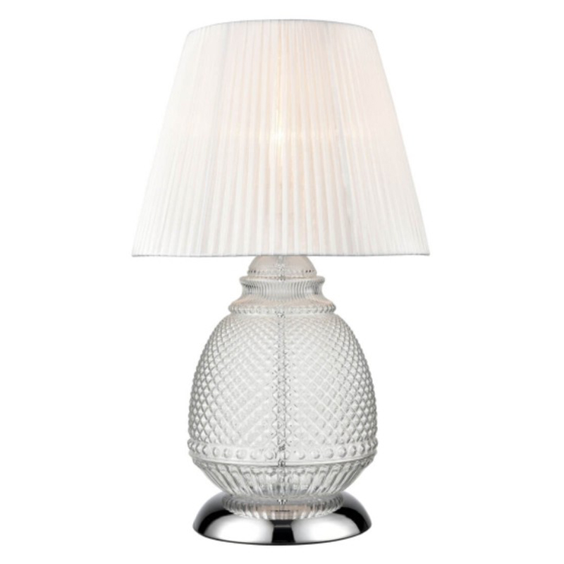 Настольная лампа Gloria Table Lamp Прозрачное Стекло Белый Настольная лампа Gloria Table Lamp Прозрачное Стекло Белый в Волгограде | Loft Concept