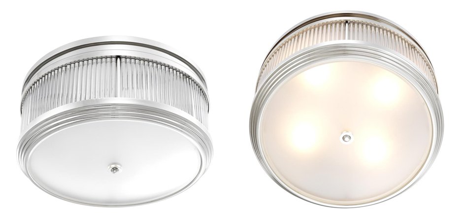 Потолочный светильник Ceiling Lamp Rousseau Nickel Потолочный светильник Ceiling Lamp Rousseau Nickel - Loft-Concept в Волгограде
