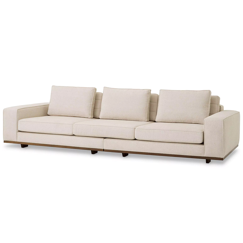 Диван Eichholtz Sofa Aurora L Бежевый Коричневый Диван Eichholtz Sofa Aurora L Бежевый Коричневый в Волгограде | Loft Concept