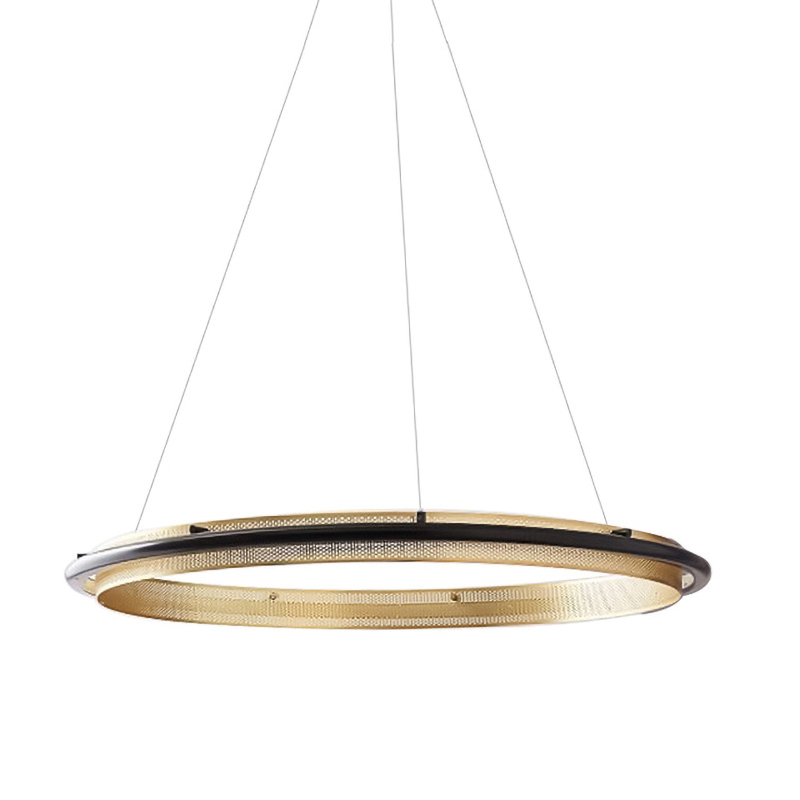Люстра Gold ring horizontal pendant Золотой Люстра Gold ring horizontal pendant Золотой в Волгограде | Loft Concept