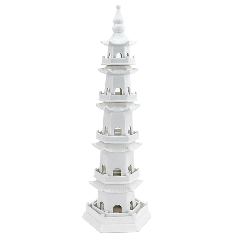 Статуэтка Ceramic Pagoda white Белый в Волгограде | Loft Concept 