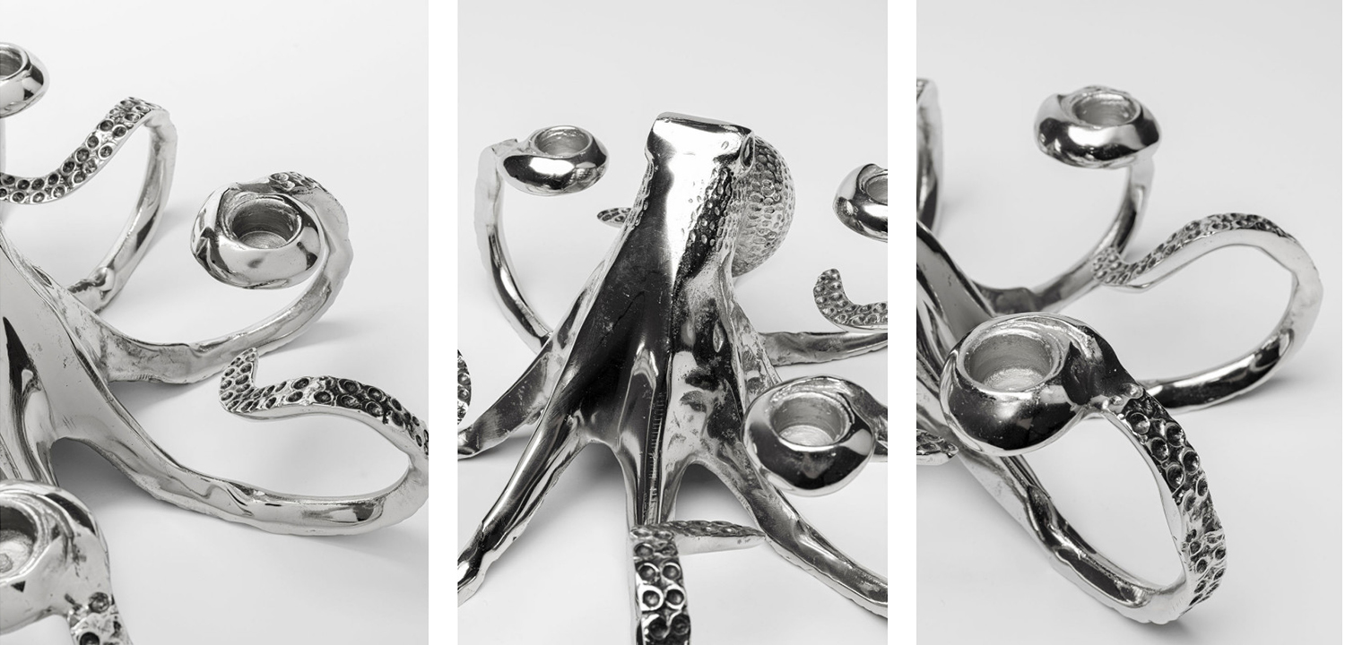 Подсвечник Chrome Octopus - фото №1