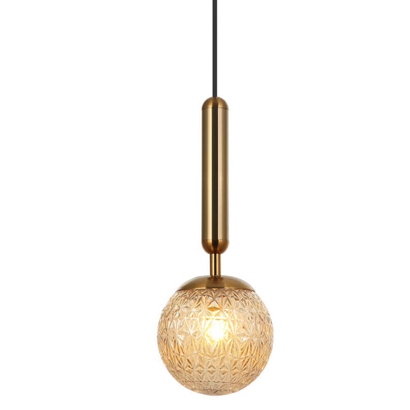 Подвесной светильник Perforated Glass Bubbles brown Бронза Коричневый Подвесной светильник Perforated Glass Bubbles brown Бронза Коричневый в Волгограде | Loft Concept
